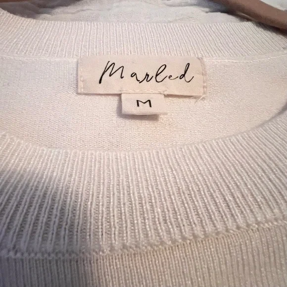 Love Sweater by MARBLED. Size Medium Striped  Nautical - Picture 9 of 9